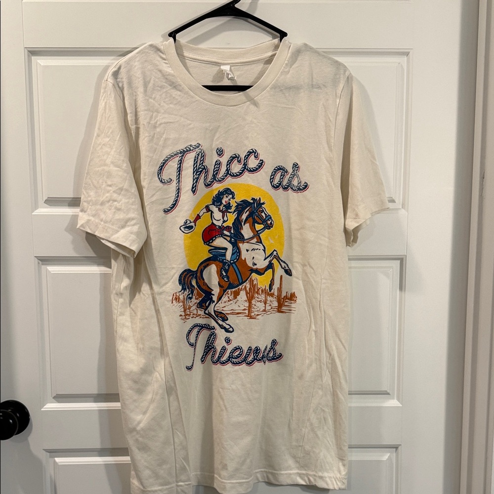 Lauren Alaina thicc as thieves t shirt large